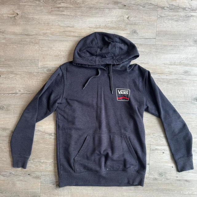 Vans Men's Hoodie - Navy/Grey - S on Productcaster.