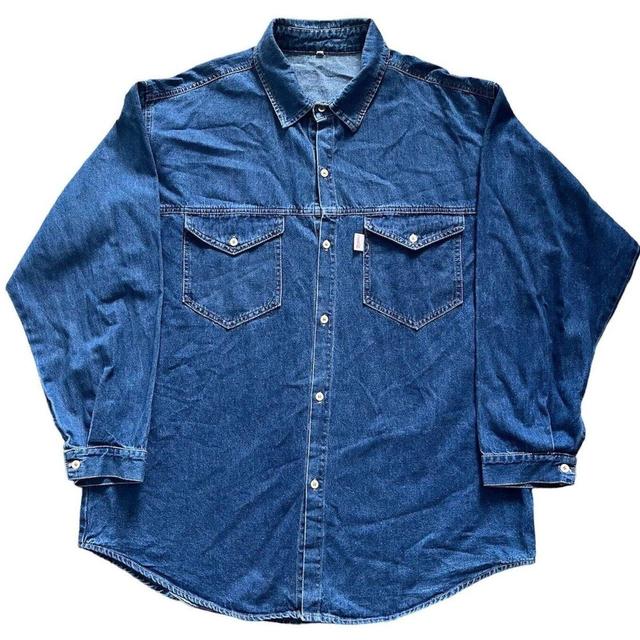 Coca-Cola Men's Shirt - Blue - XL on Productcaster.