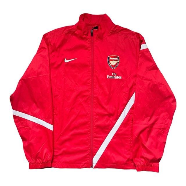 Nike Men's Jacket - Red - L on Productcaster.