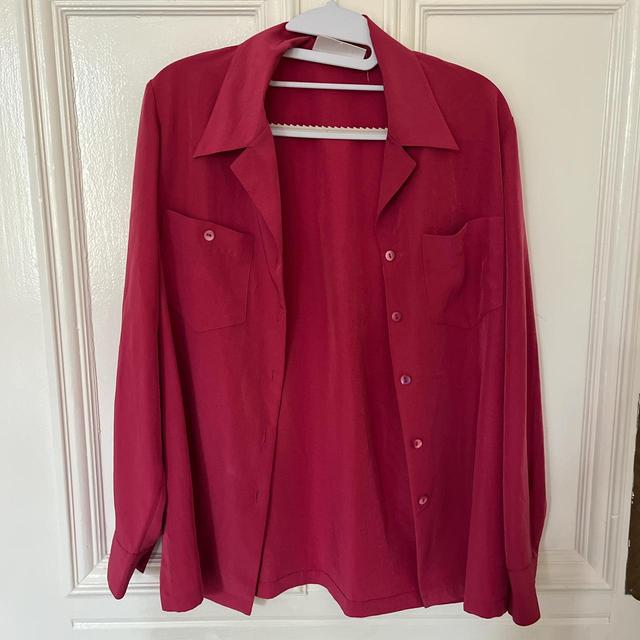 Women's Shirt - Pink/Red - S on Productcaster.