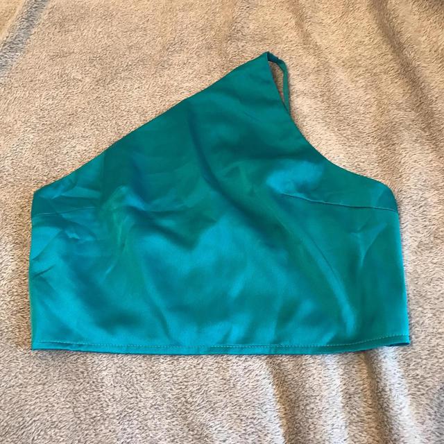 Nasty Gal Women's Crop top - Green - 6 on Productcaster.