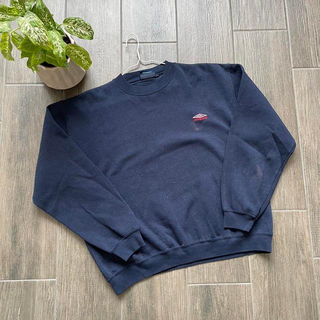 Umbro Men's Sweatshirt - Navy - L on Productcaster.