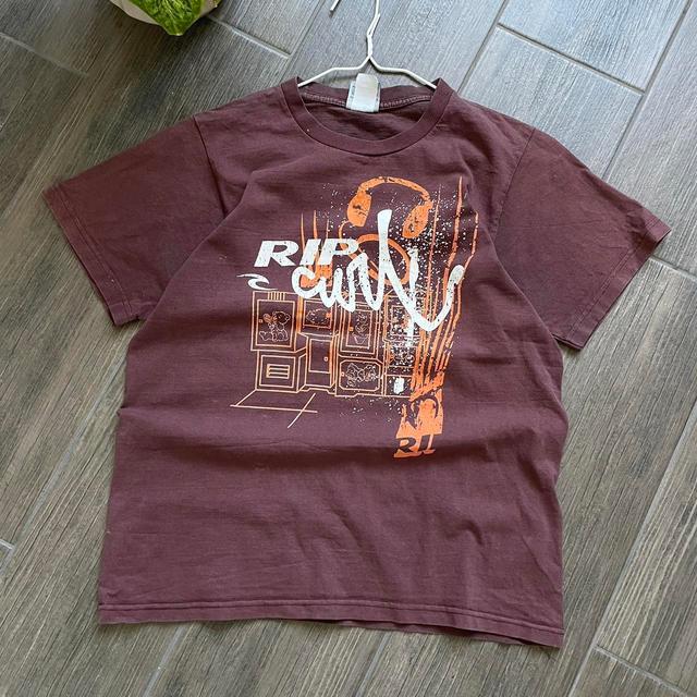 Rip Curl Women's T-shirt - Burgundy - M on Productcaster.