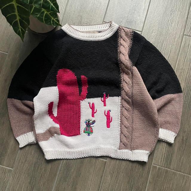 Vintage Men's Jumper - Multi - S on Productcaster.