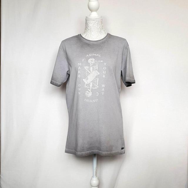 Animal Men's T-shirt - Grey - M on Productcaster.