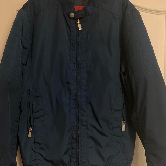 Zara Men's Jacket - Blue - M on Productcaster.