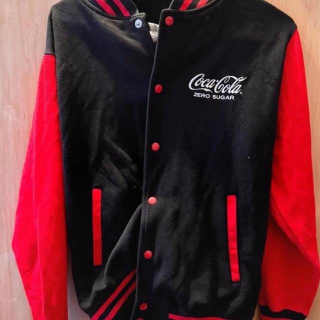 Coca-Cola Men's Jacket - Black/Multi - M on Productcaster.