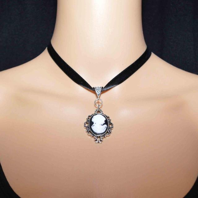 Handmade Women's Necklace - Black on Productcaster.