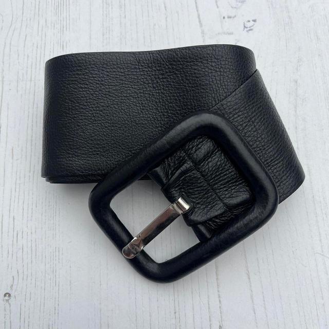 Vintage Men's Belt - Black on Productcaster.