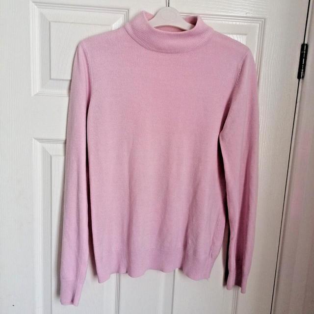 BHS Women's Jumper - Pink - 14 on Productcaster.