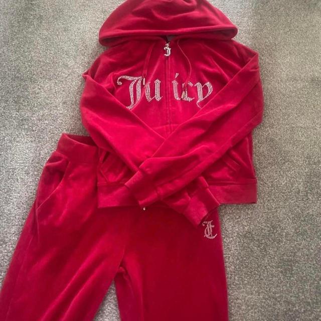 Juicy Couture Women's Hoodie - Red - 6 on Productcaster.