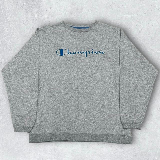 Champion Men's Jumper - Grey - M on Productcaster.