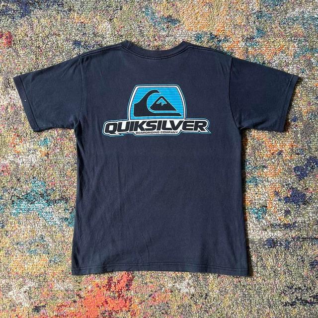 Quiksilver Men's T-shirt - Blue/Navy - XS on Productcaster.