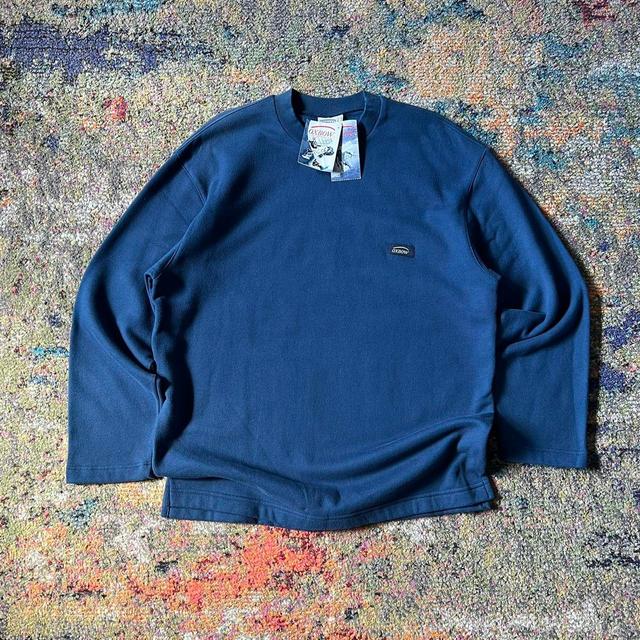 Quiksilver Men's Sweatshirt - Blue/Navy - L on Productcaster.