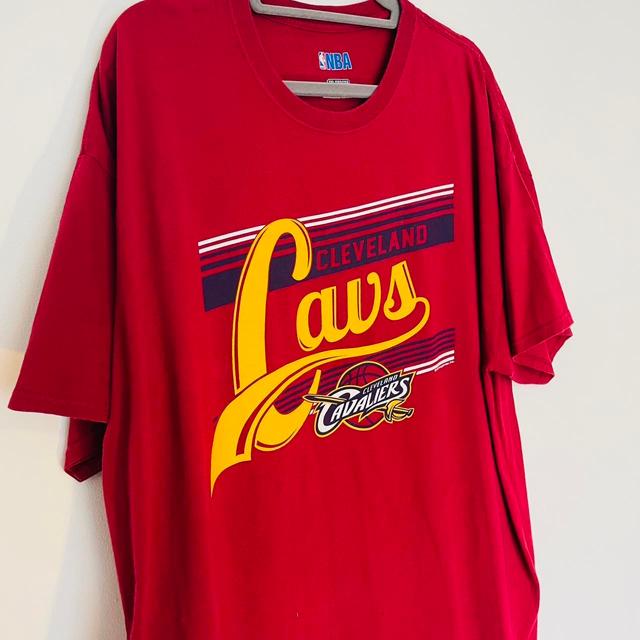 NBA Men's T-shirt - Red - XXL on Productcaster.