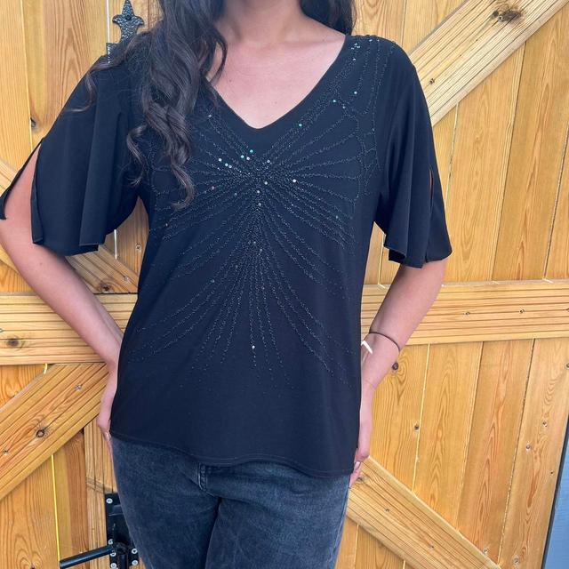 Vintage Women's Top - Black - One size on Productcaster.