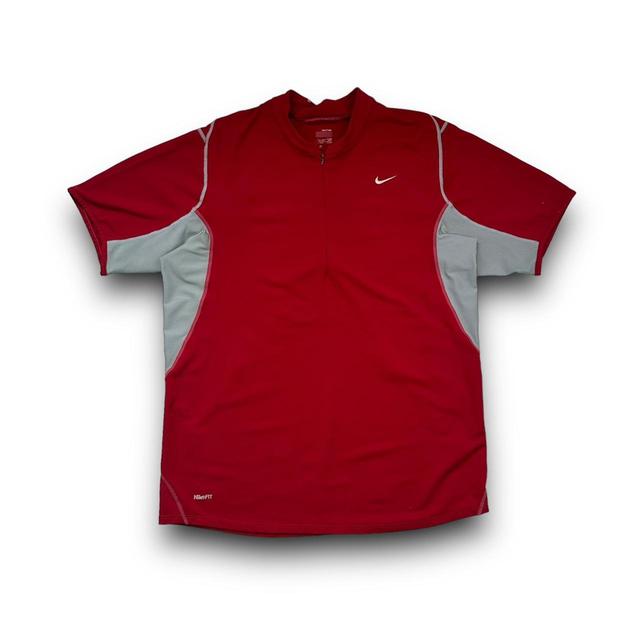 Nike Men's Polo shirt - Red - L on Productcaster.