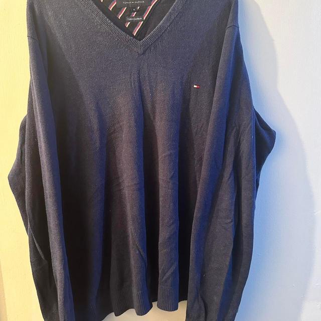 Tommy Hilfiger Men's Jumper - Navy - XL on Productcaster.