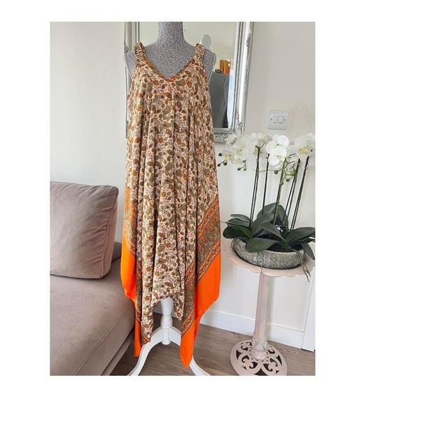 Women's Jumpsuits and playsuits - Orange/Cream on Productcaster.