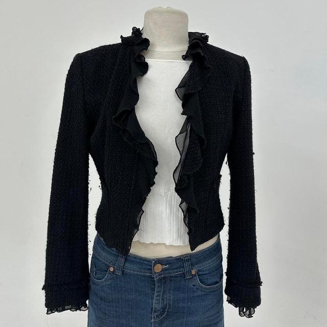 Vintage Women's Jacket - Black - UK 14 on Productcaster.