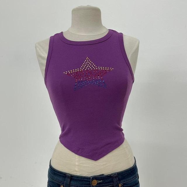 Urban Outfitters Women's Vest - Purple - XS on Productcaster.