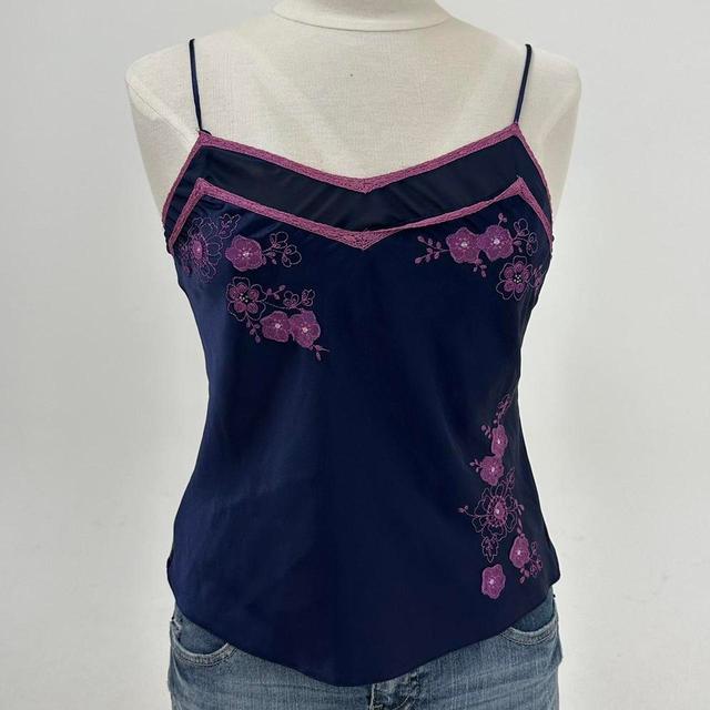 Debenhams Women's Vest - Pink/Blue - 10 on Productcaster.