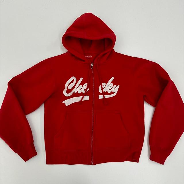 Vintage Women's Hoodie - Red - M on Productcaster.