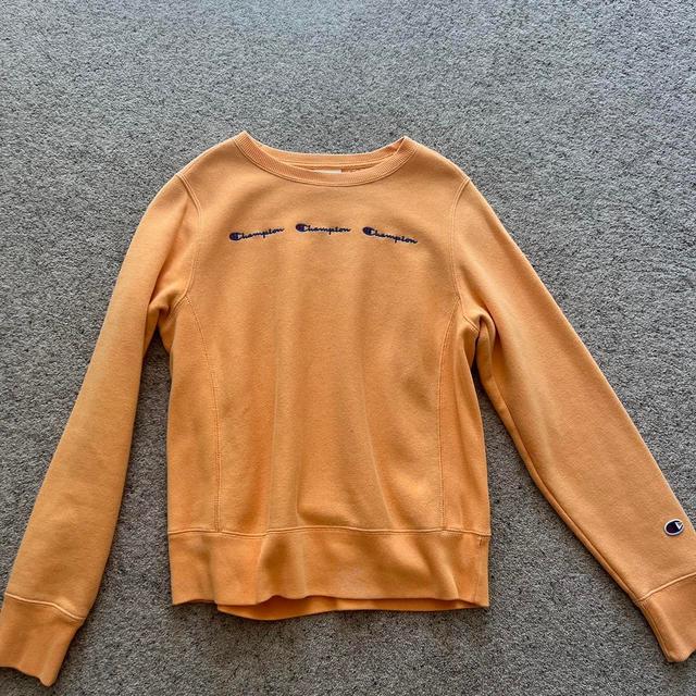 Champion Women's Sweatshirt - Orange - XS on Productcaster.