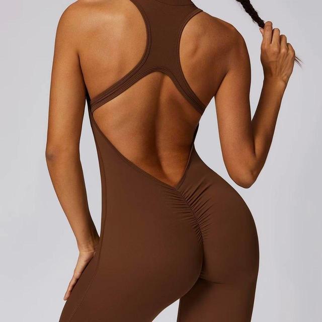 Women's Jumpsuit - Brown - L on Productcaster.