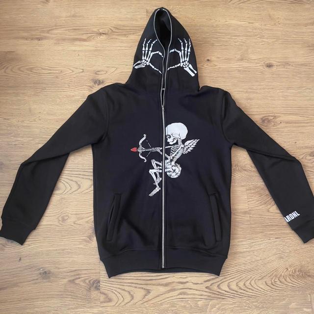 Men's Hoodie - Black - L on Productcaster.