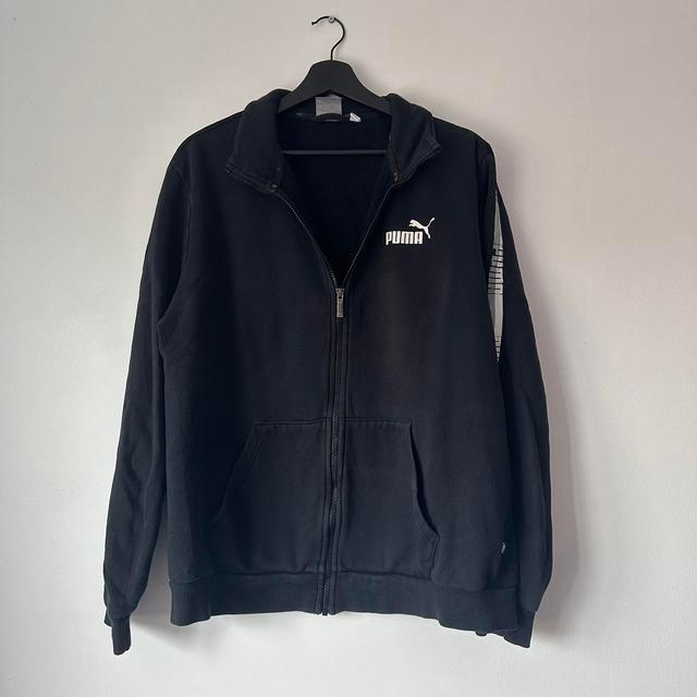 Puma Men's Coats and jackets - Black/White - L on Productcaster.