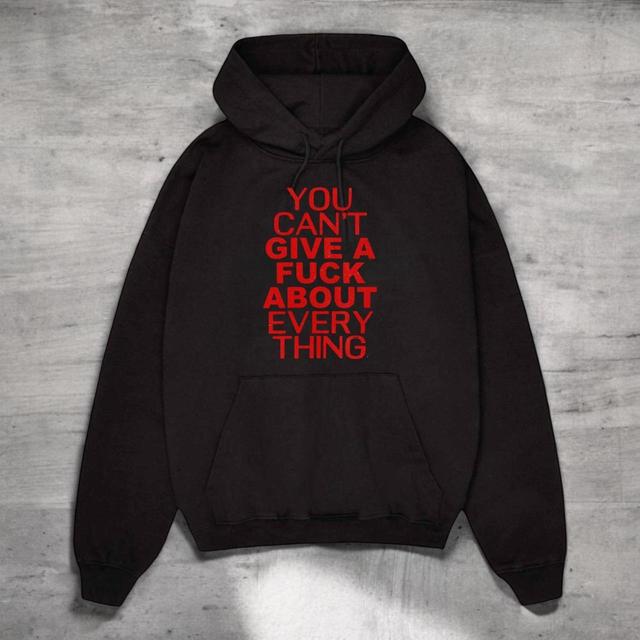 Vintage Women's Hoodie - Black/Red - XS on Productcaster.