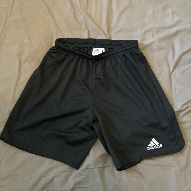 Adidas Men's Shorts - Black/White - S on Productcaster.