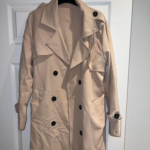 Women's Trench - Tan/Cream - M on Productcaster.