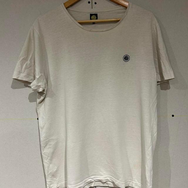 Pretty Green Men's T-shirt - White - L on Productcaster.