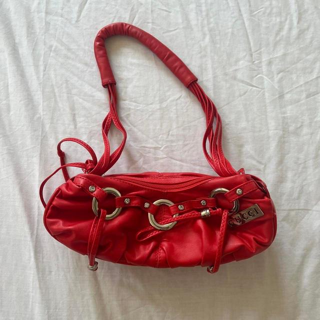 Vintage Women's Shoulder bags - Red on Productcaster.