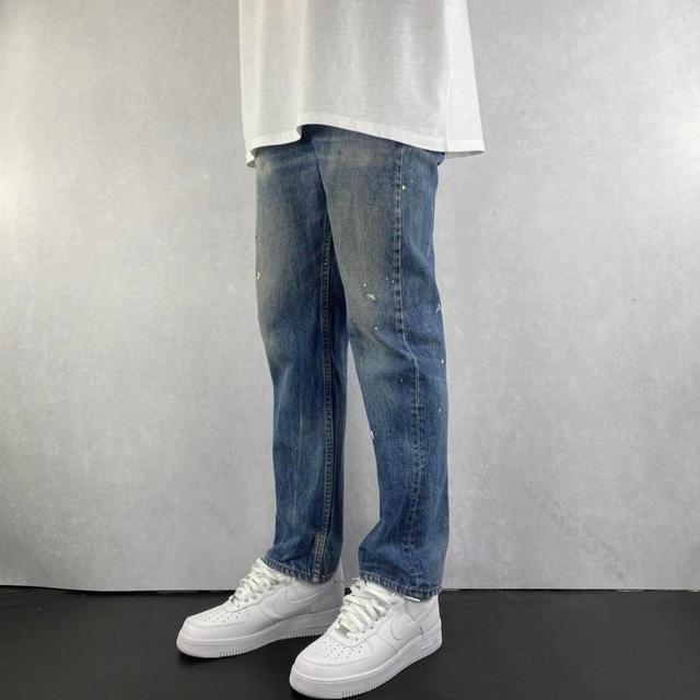 Levi's Men's Painted Jeans - Blue/Navy - 29" on Productcaster.