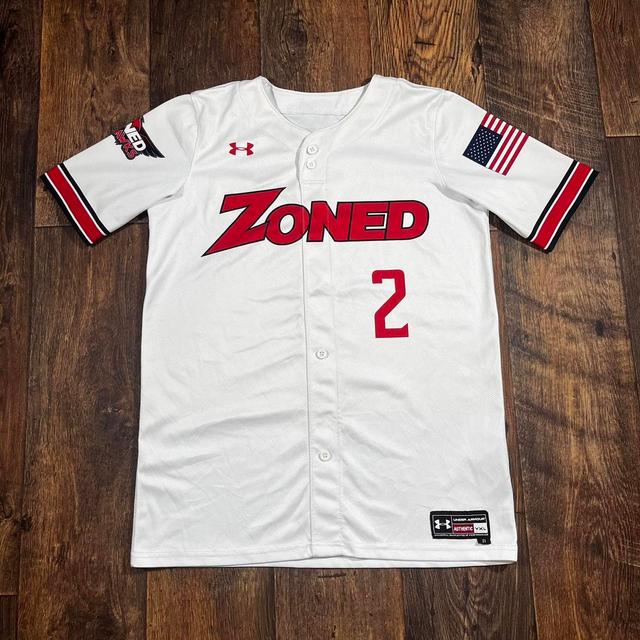 MLB Men's Top - White/Red - S on Productcaster.