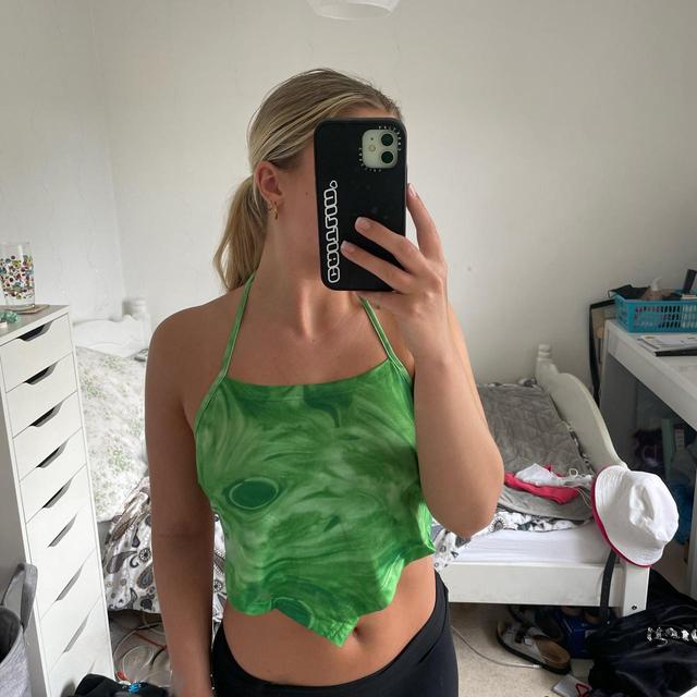 SHEIN Women's Crop top - Green - S on Productcaster.