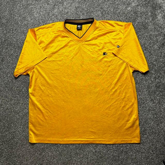 Starter Men's T-shirt - Yellow/Gold - XXL on Productcaster.