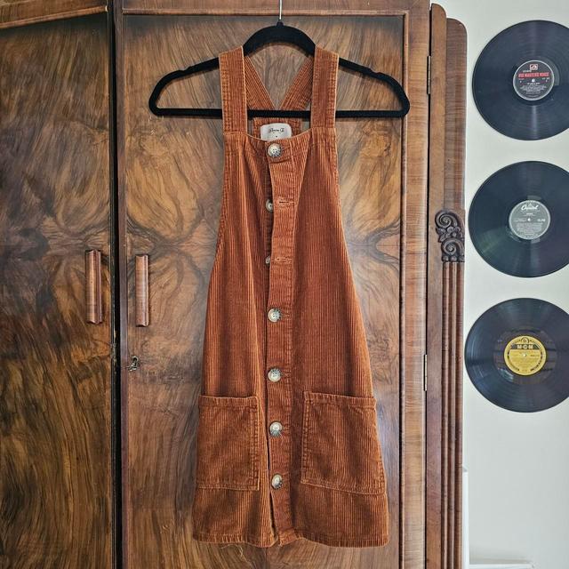 Denim & Co. Women's Mini Dress - Brown/Tan - 8 on Productcaster.