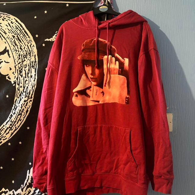 Women's Hoodie - Burgundy/Red - XXL on Productcaster.