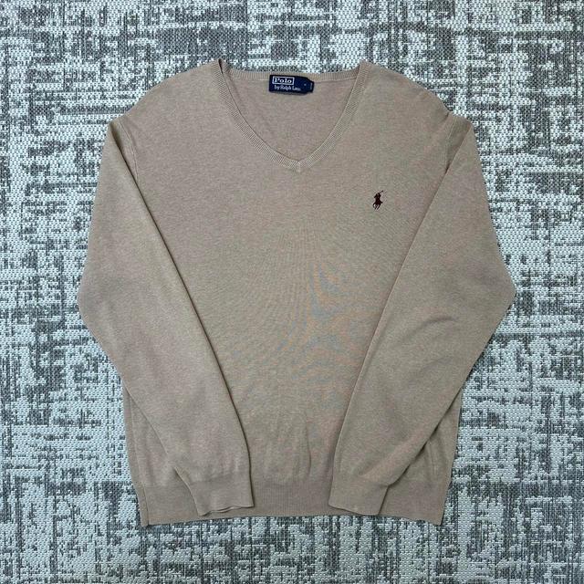 Ralph Lauren Men's Sweatshirt - Tan/Brown - L on Productcaster.