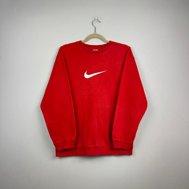 Nike Women's Sweatshirt - Red/White - S on Productcaster.