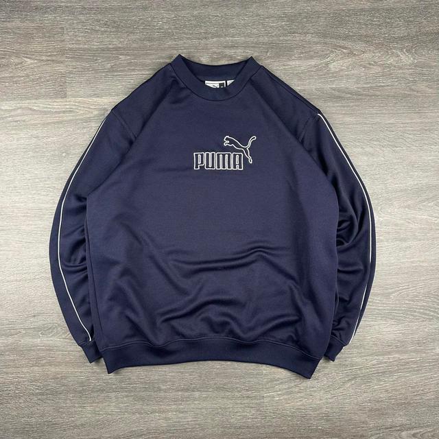 Puma Men's Sweatshirt - Black - XL on Productcaster.