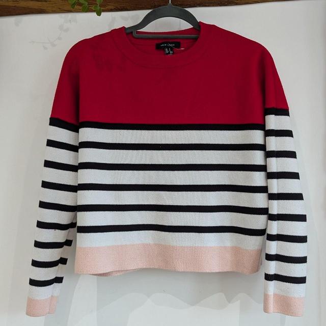 New Look Women's Jumper - Black/White - S on Productcaster.