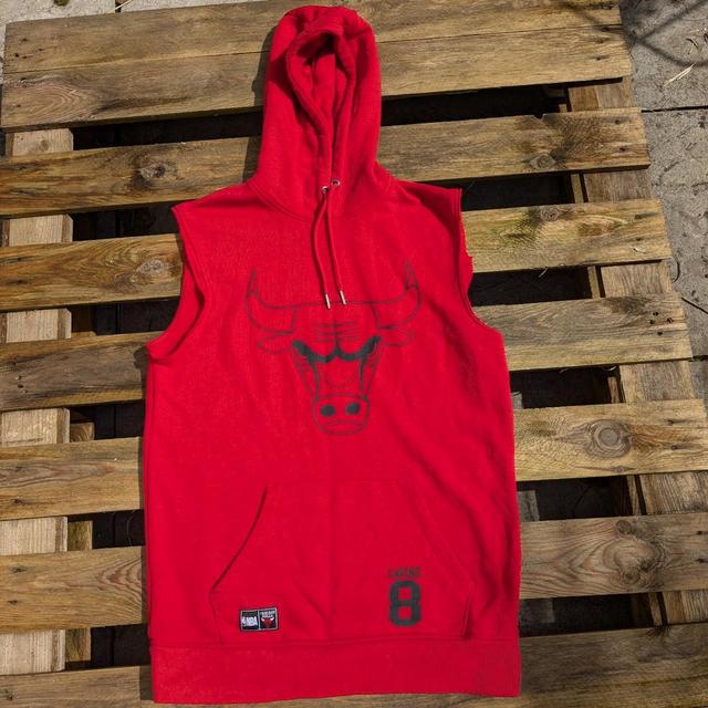 NBA Men's Hoodie - Black/Red - L on Productcaster.