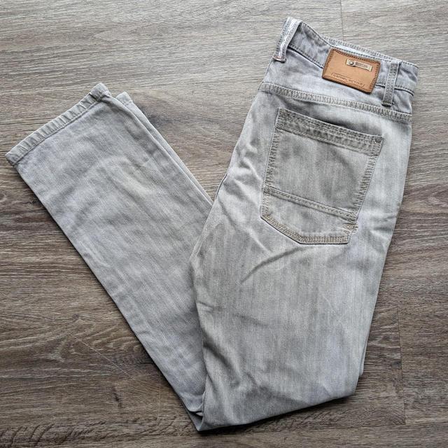 Camel Men's Stone-washed Jeans - Black/Grey - L on Productcaster.