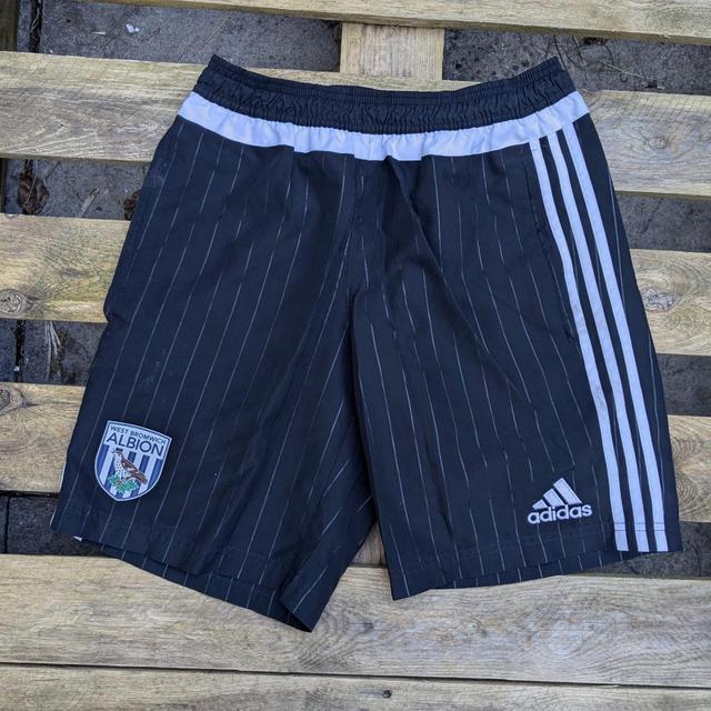 Adidas Men's Shorts - Black/White - S on Productcaster.