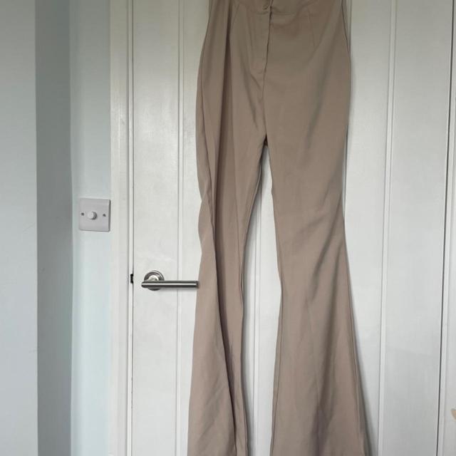 PrettyLittleThing Women's Trousers - Tan - UK 8 on Productcaster.